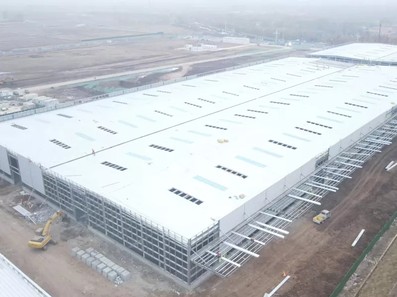 Kungani Khetha Isakhiwo se-Prefab Metal Warehouse Building