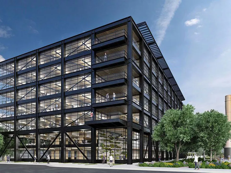 I-Steel-Frame Office Building